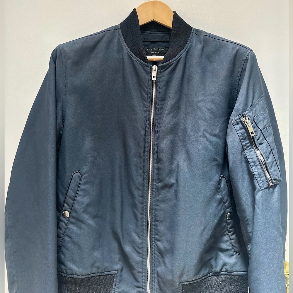RAG & BONE COLLECTION RARE DESIGNER MENS BOMBER JACKET